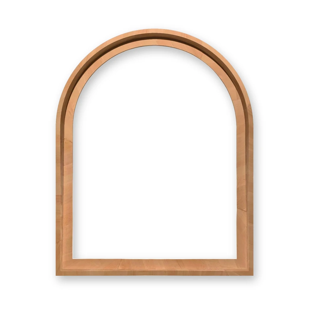 Bilderrahmen Portal, Buche roh 38 mm – Abbildung ähnlich